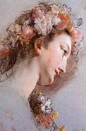 Pastel en cours de restauration.